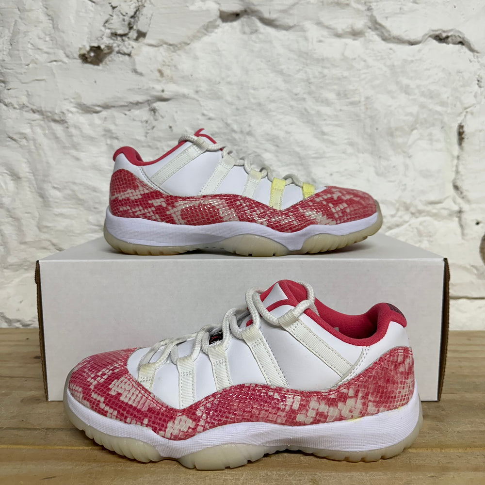 Air Jordan 11 Low Pink Snakeskin Sz 6 (7.5W)