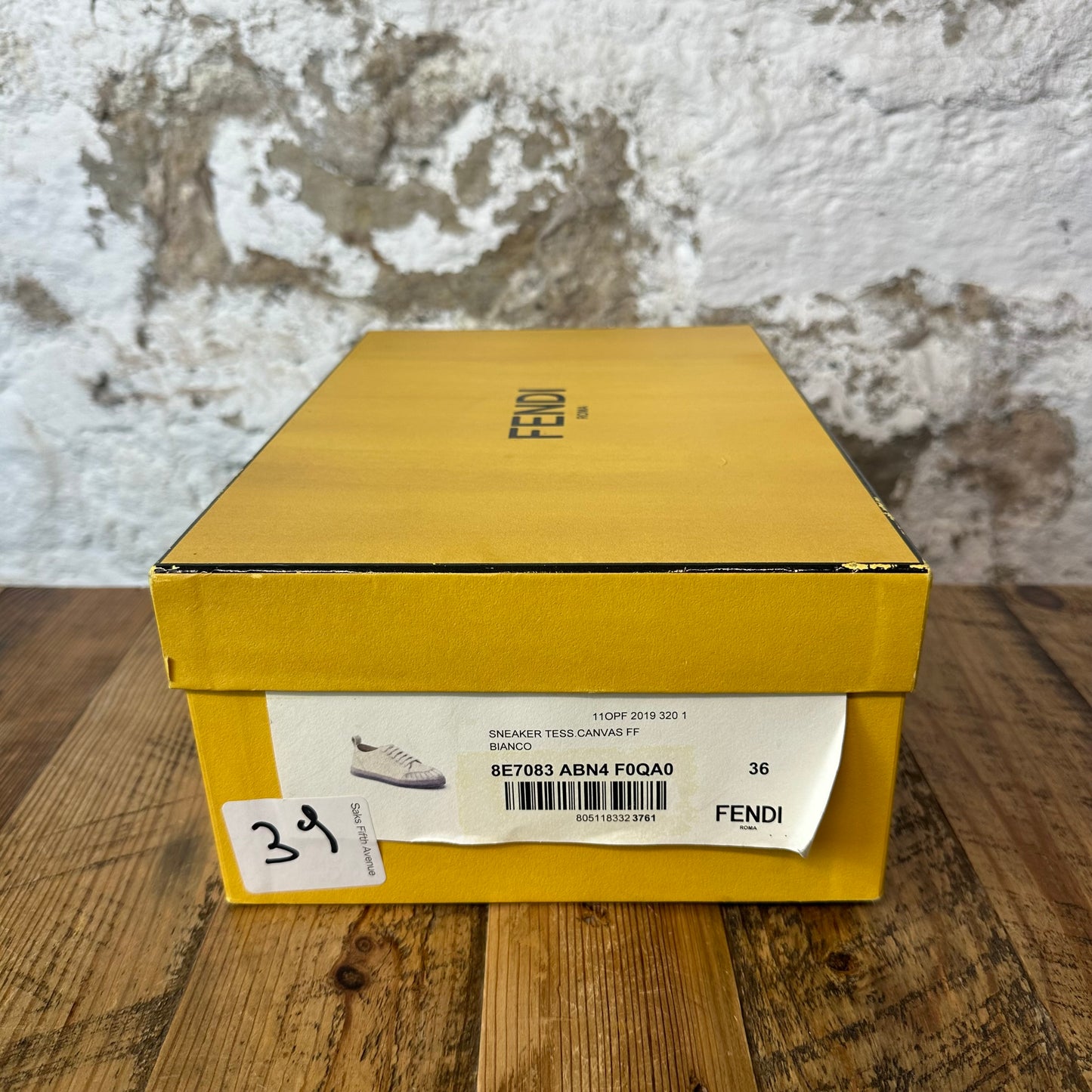 Fendi Tess Low Top Sneaker Sz 4.5 (36)