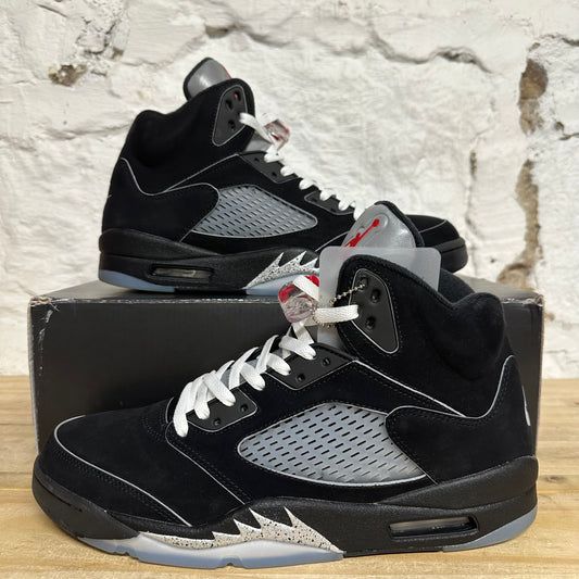Air Jordan 5 Black Metallic Reimagined Sz 12