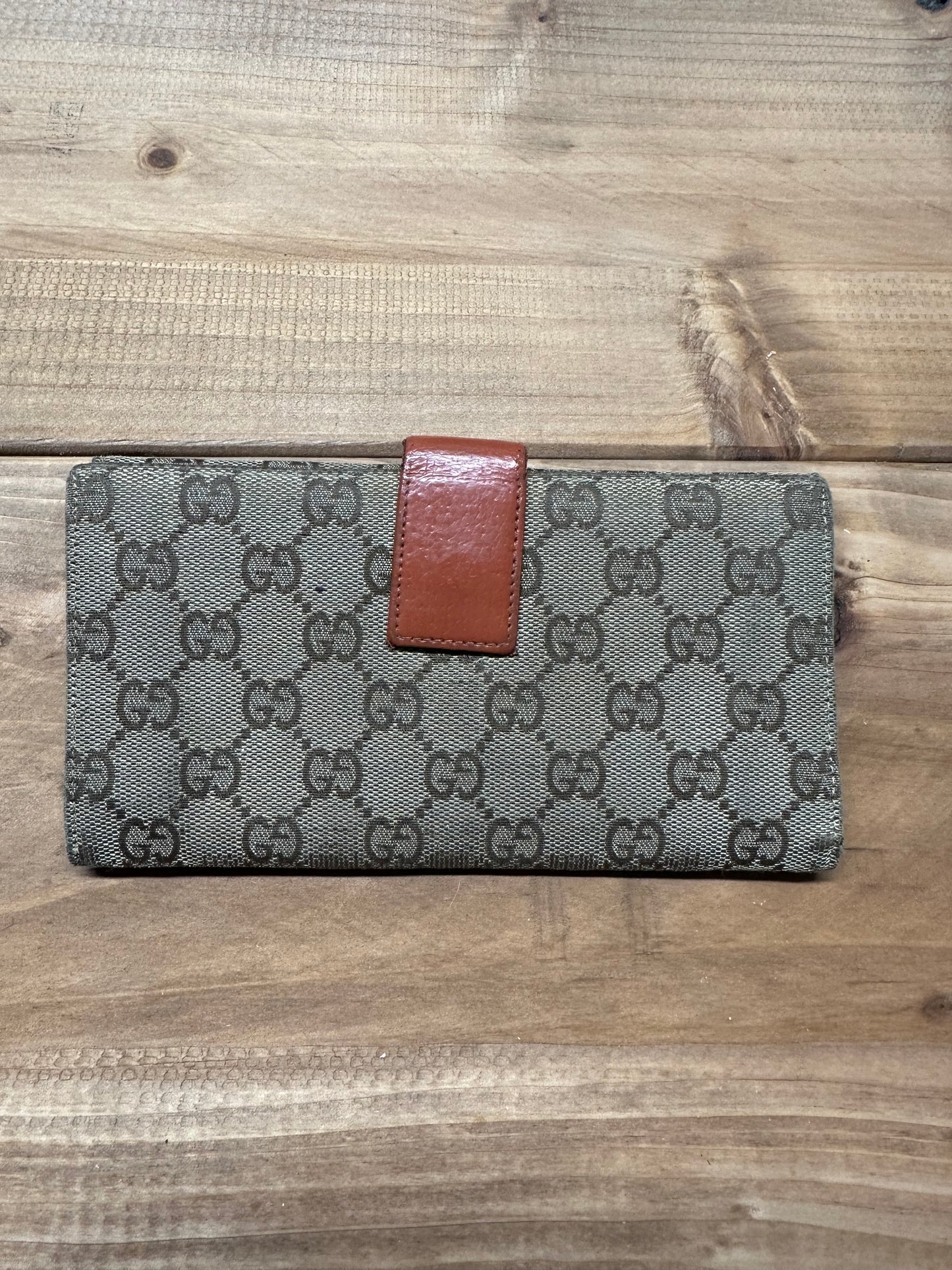 Gucci Monogram Long Wallet