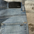 Amiri MX1 Blue Suede Blue Denim Jeans Sz 28