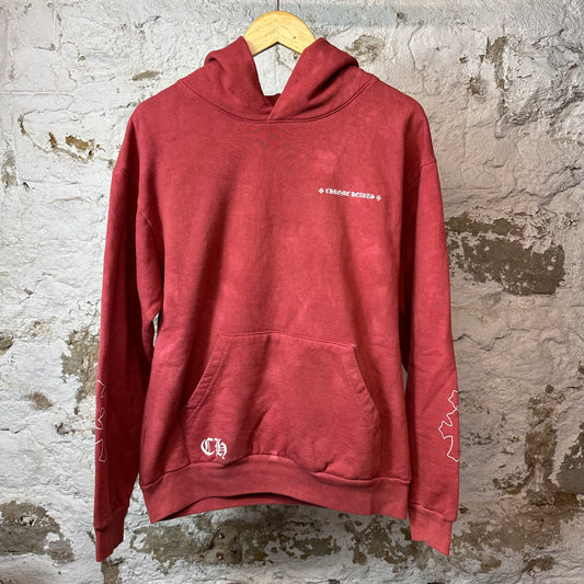 Chrome Hearts CLB Lover Boy Hoodie Red Sz M