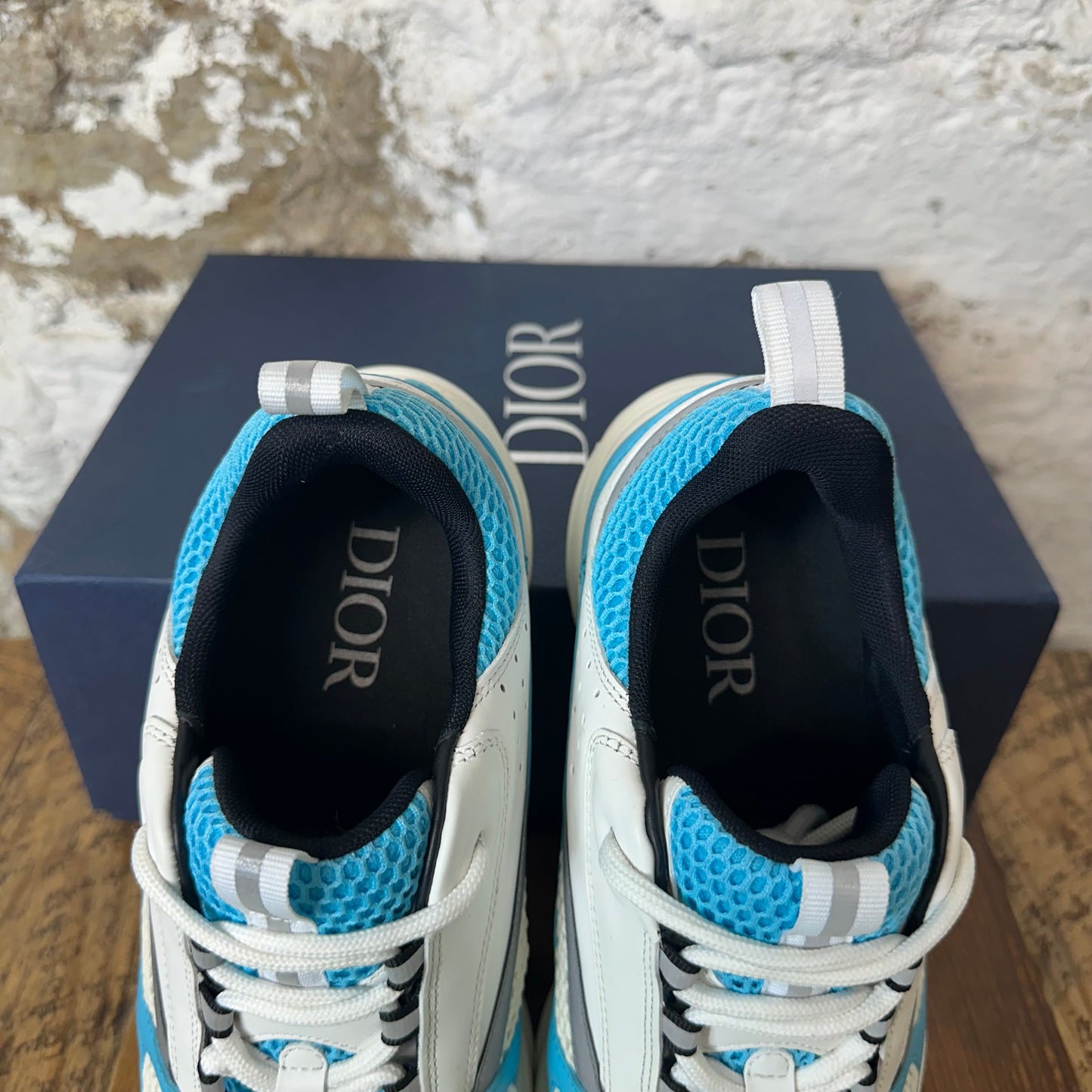 Dior B22 Teal Blue White Gray Sneaker 9 (42)