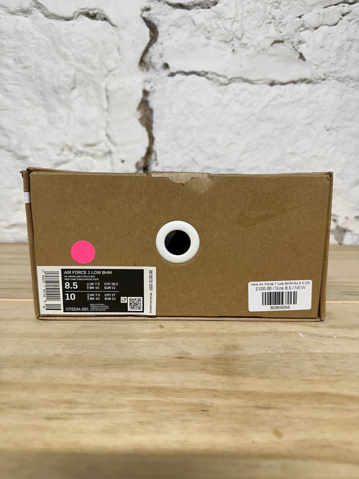 Nike Air Force 1 Low BHM Sz 8.5 DS