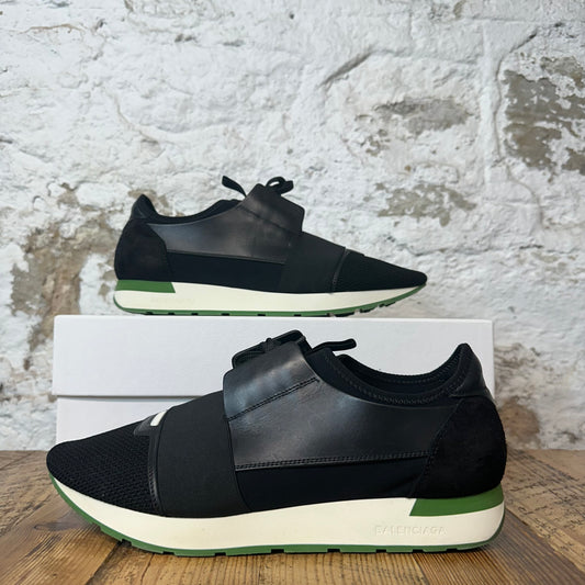 Balenciaga Black White Green Crossection Sneaker Sz 10 (43)