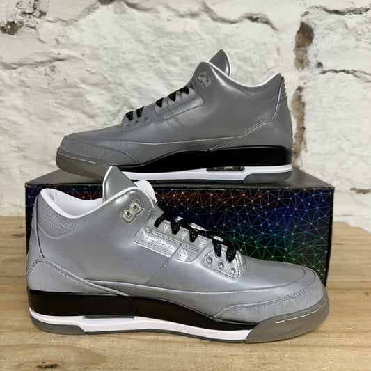 Air Jordan 3 5LAb3 Silver Sz 10 DS