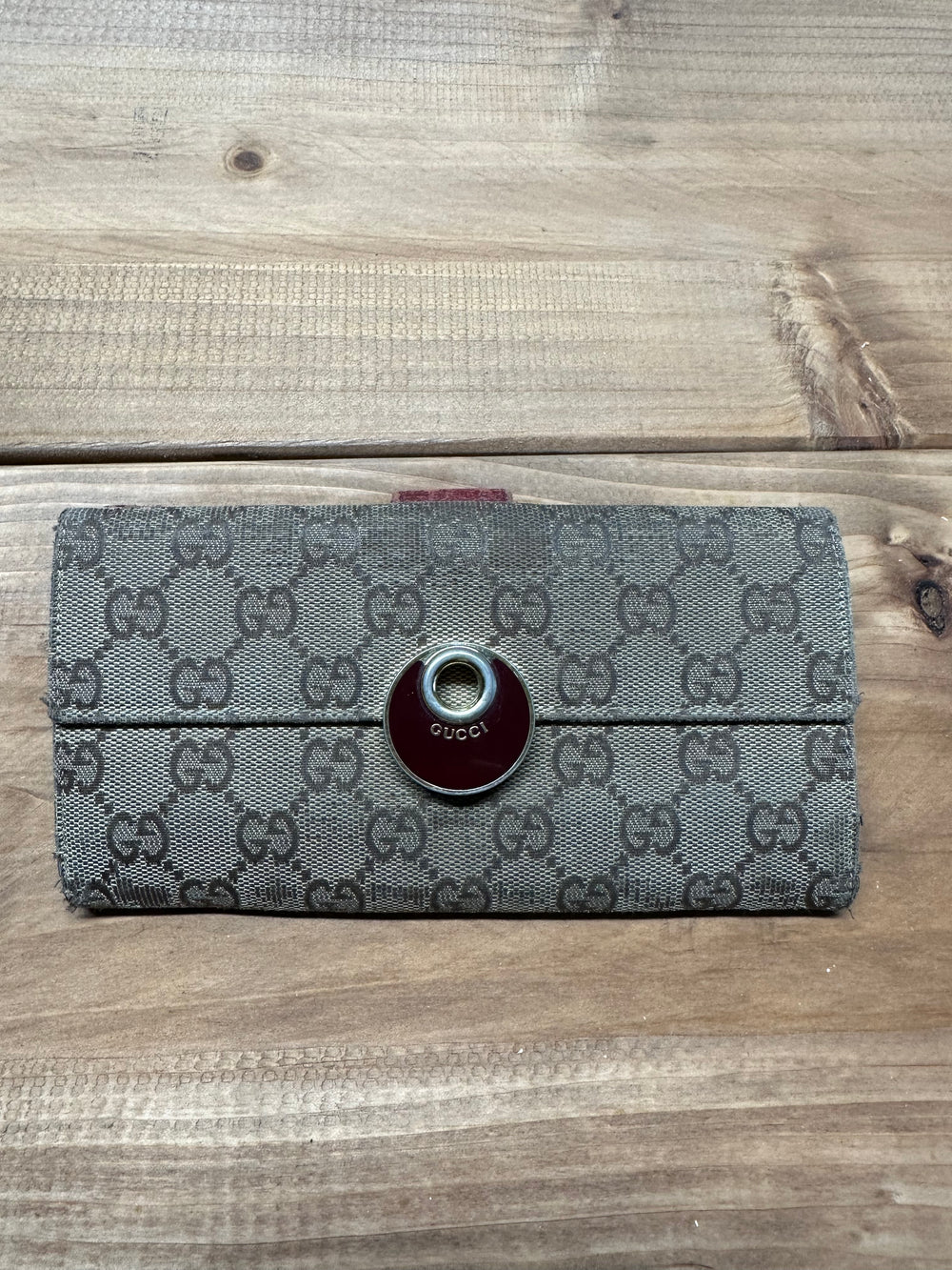Gucci Monogram Long Wallet
