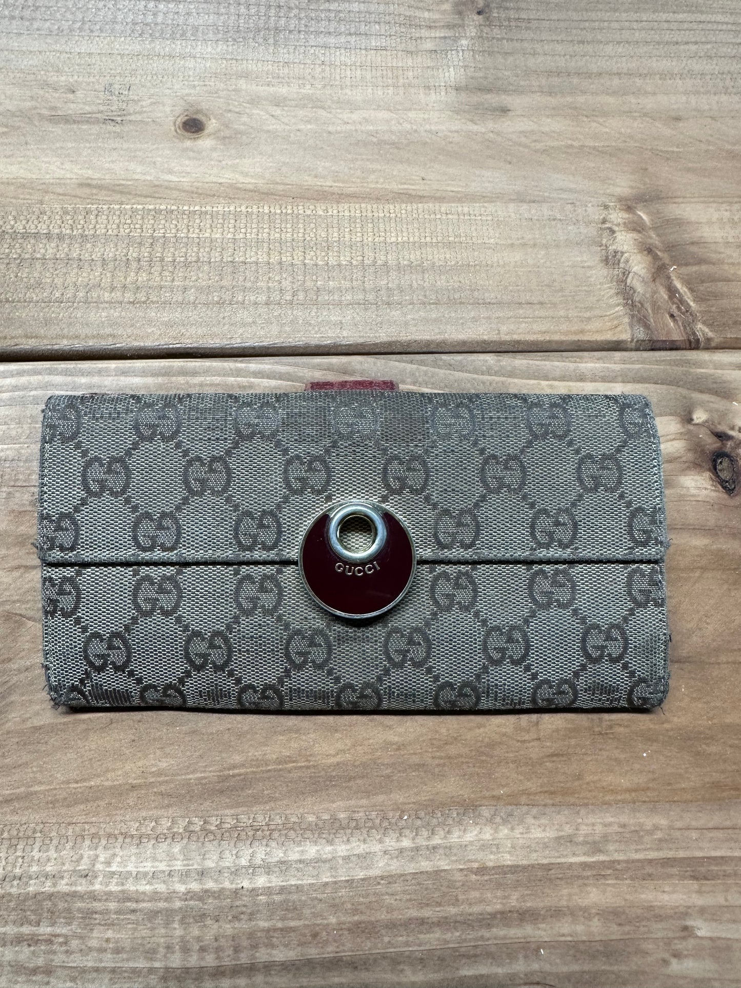 Gucci Monogram Long Wallet
