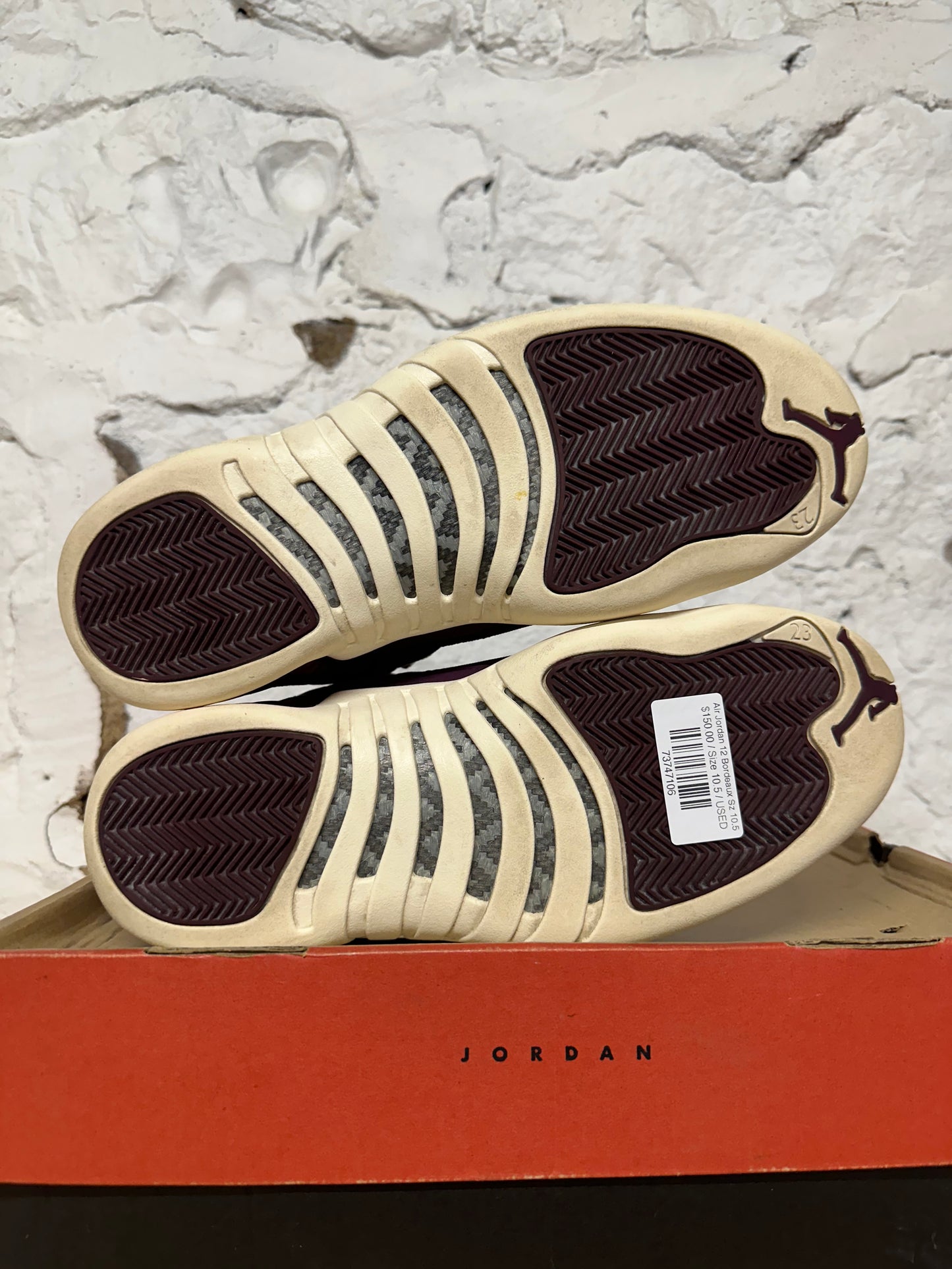 Air Jordan 12 Bordeaux Sz 10.5