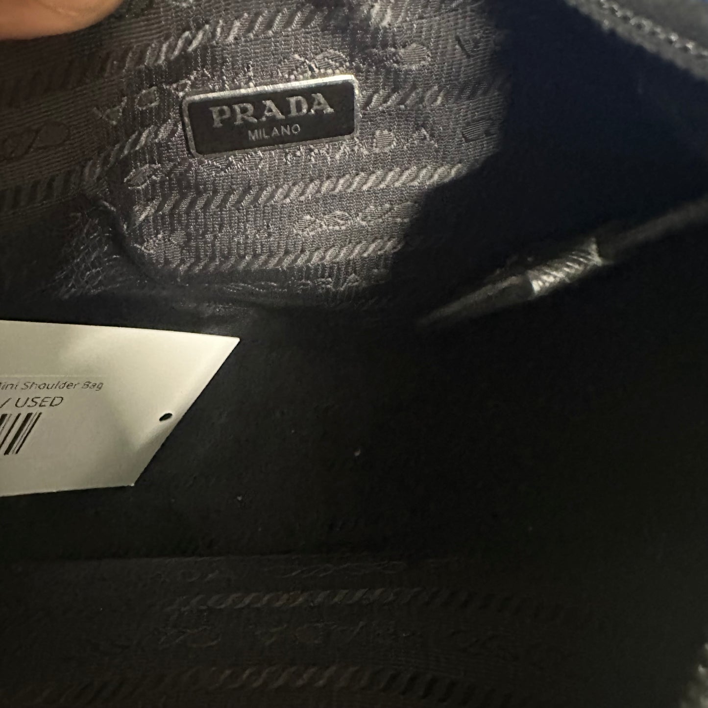Prada Renylon Black Mini Shoulder Bag