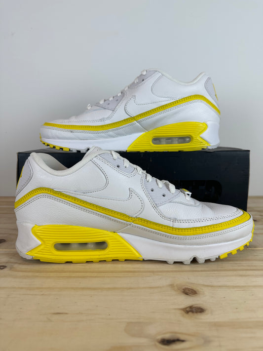 Nike Air Max 90 Undefeated Optic Yellow Sz 10