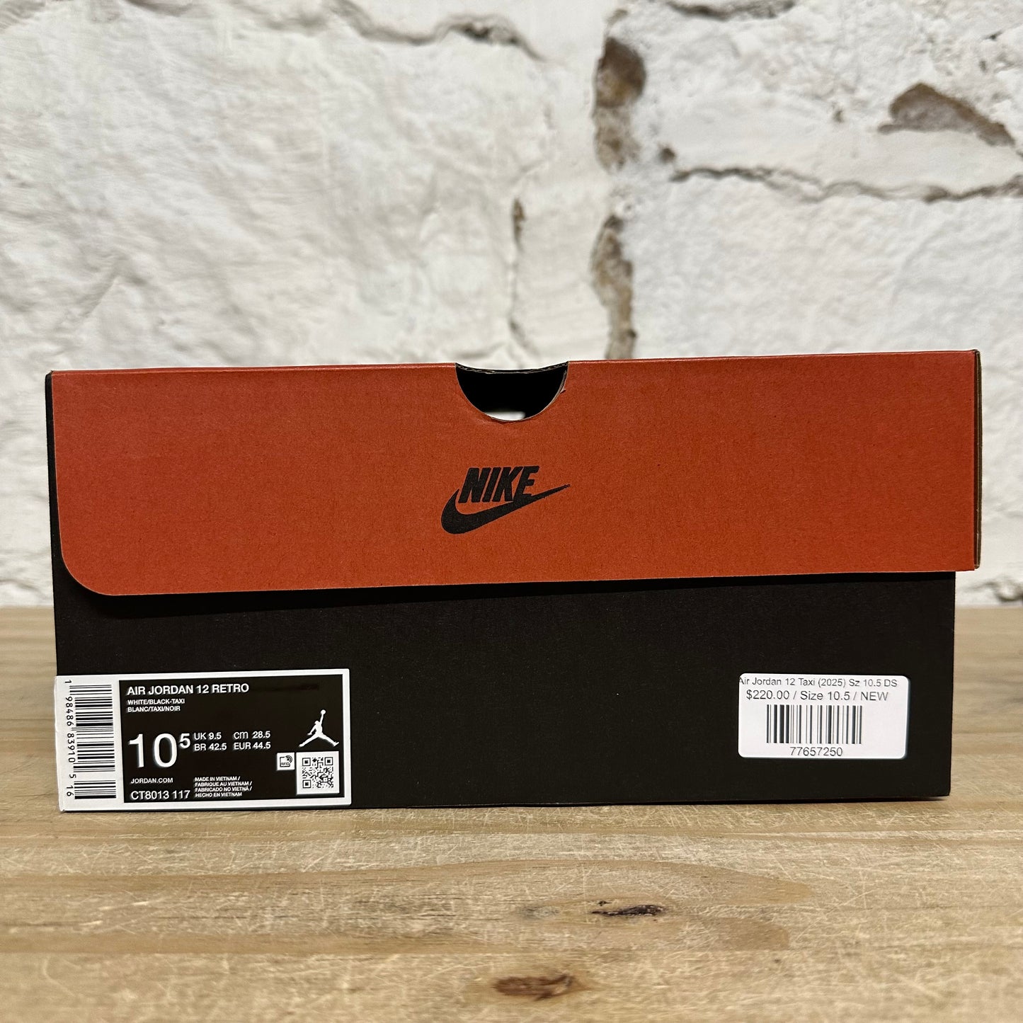 Air Jordan 12 Taxi (2025) Sz 10.5 DS
