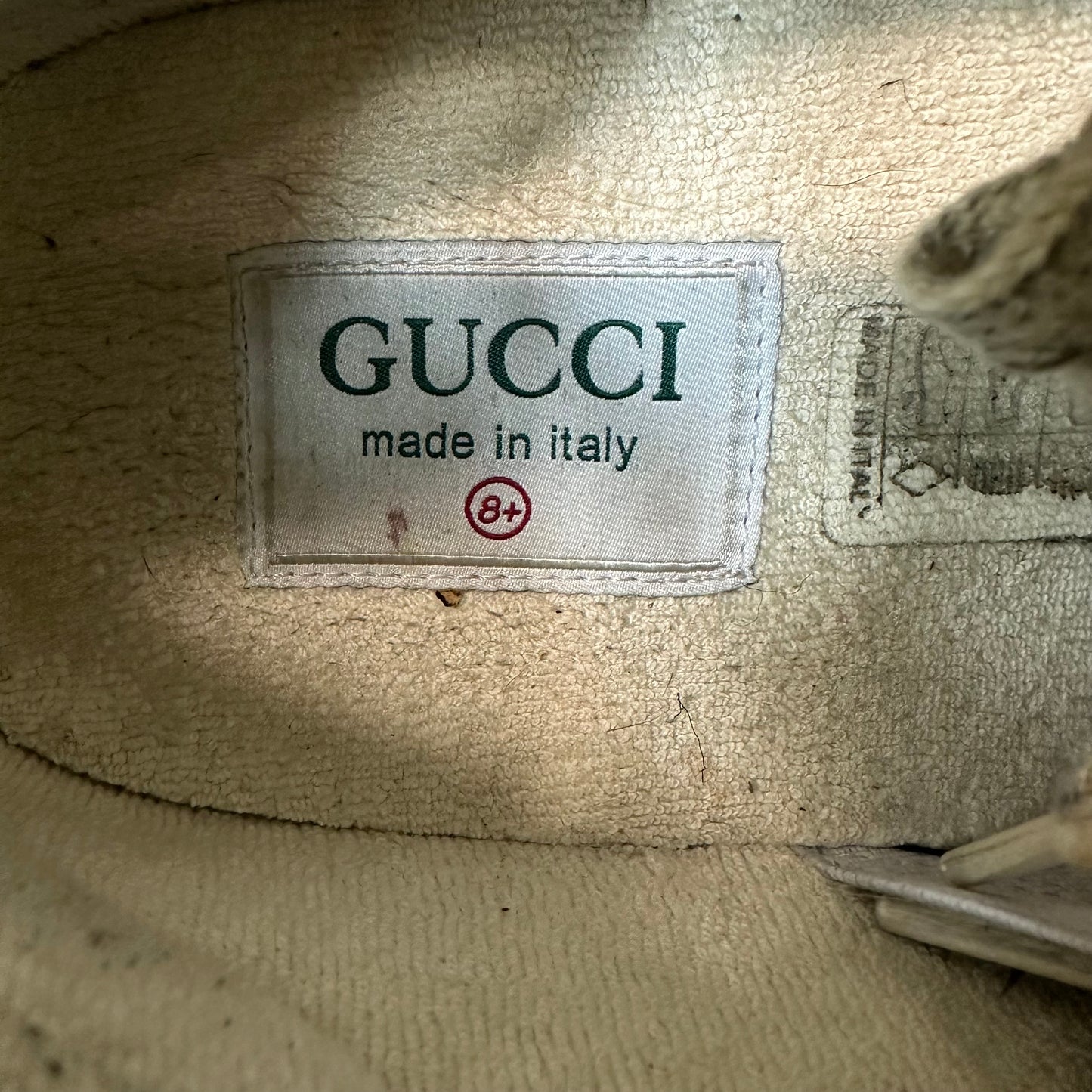 Gucci Ultrapace Brown Yellow White Sneaker Sz 8.5