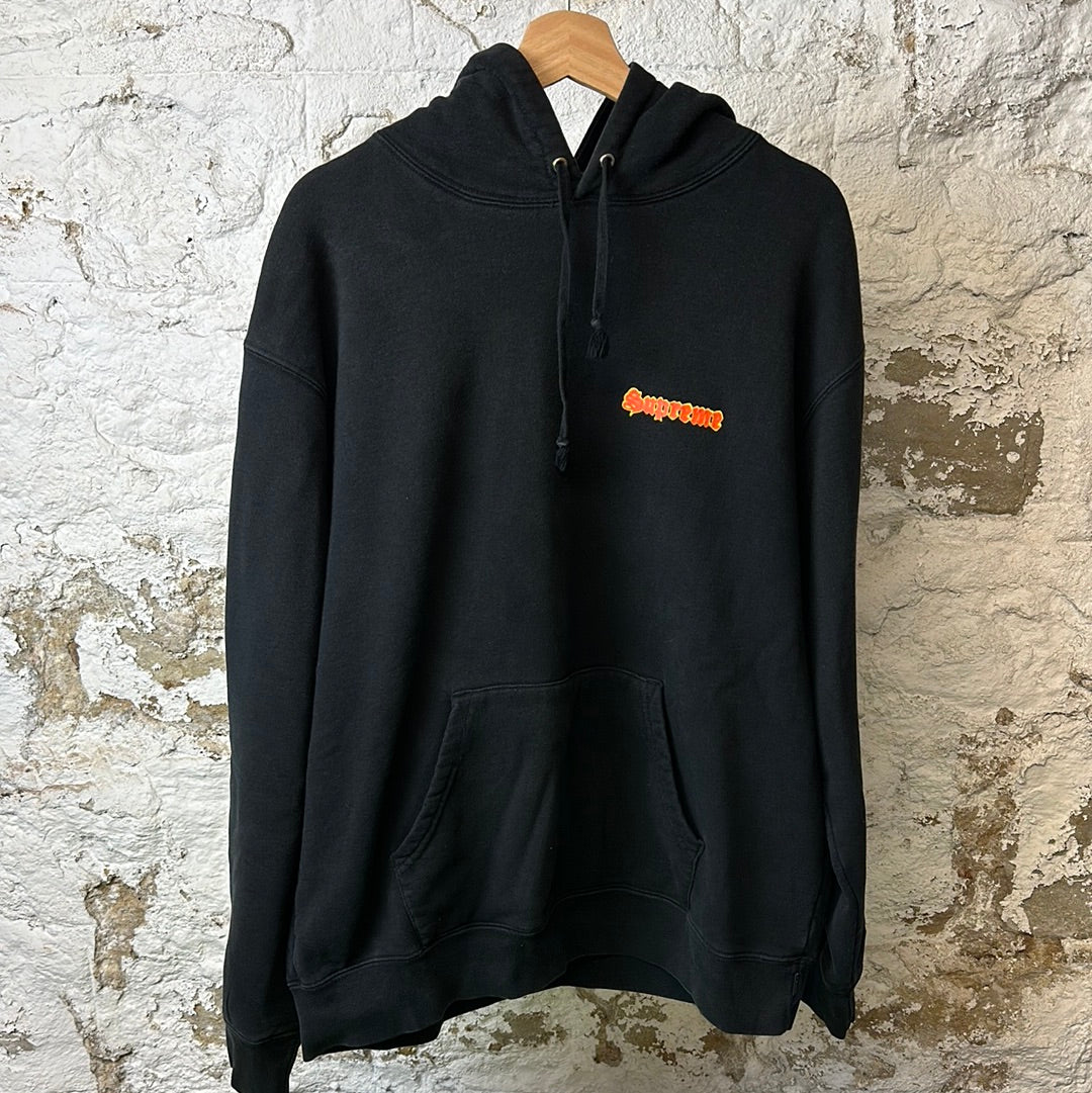 Supreme Te Amo Black Hoodie Sz XL