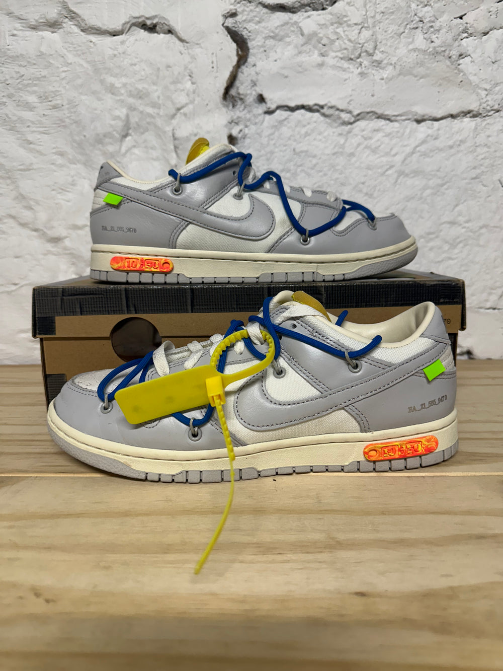 Nike Dunk Low Off-White Lot 10 Sz 8.5