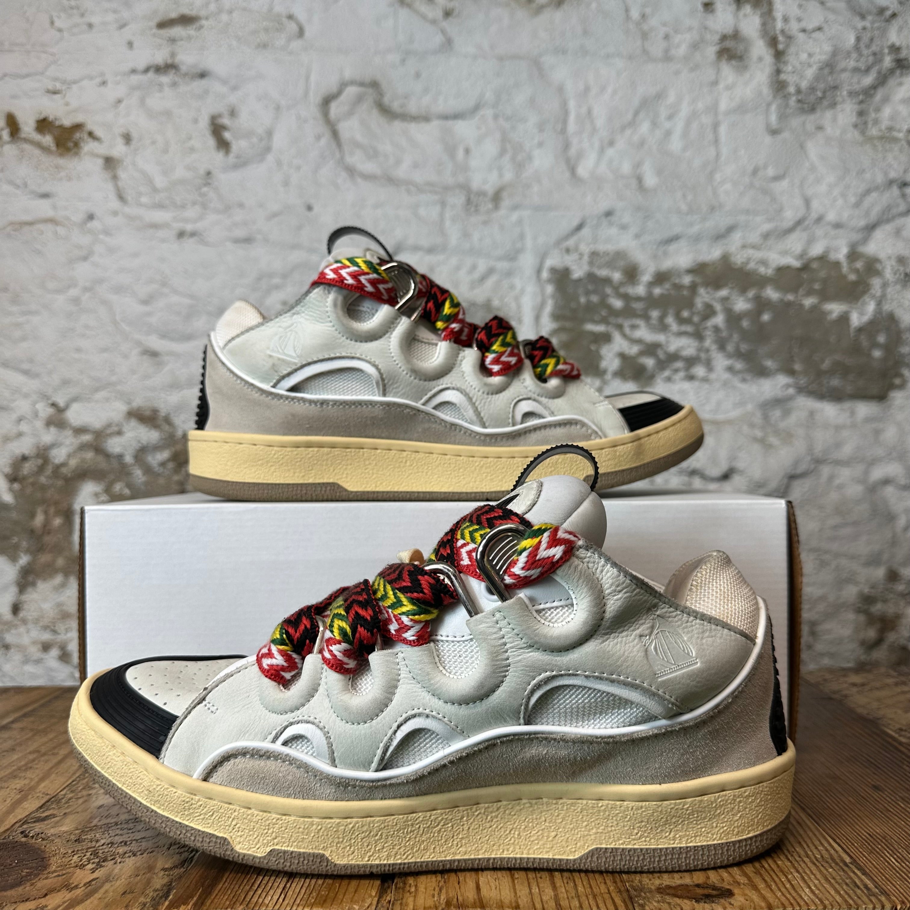 Lanvin Curb Multicolor Lace Grey Sneaker Sz 9 (42)