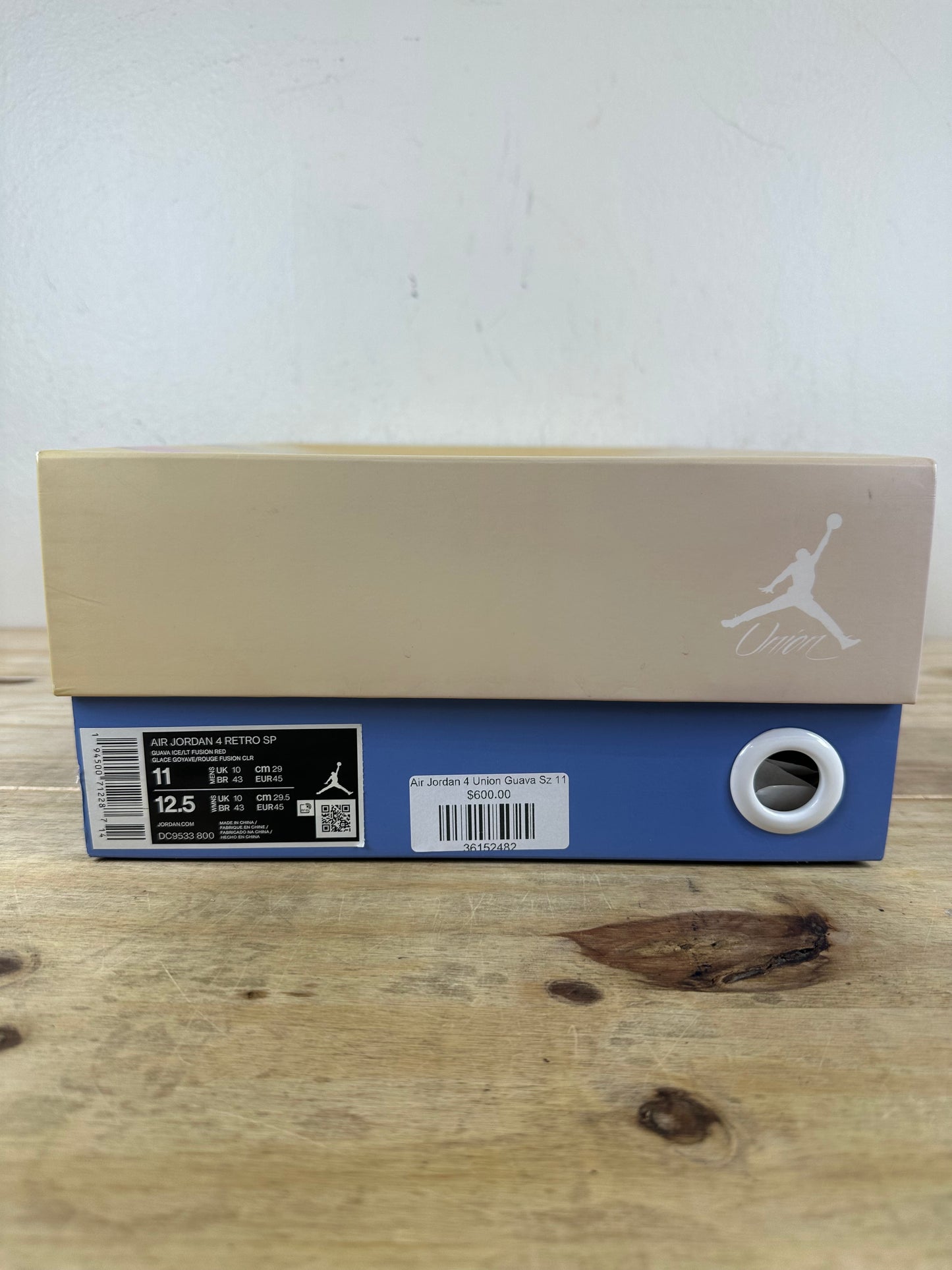 Air Jordan 4 Union Guava Ice Sz 11