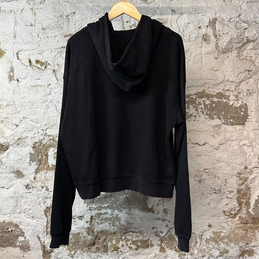 Vale United Thermal Zip Up Hoodie Black Sz M