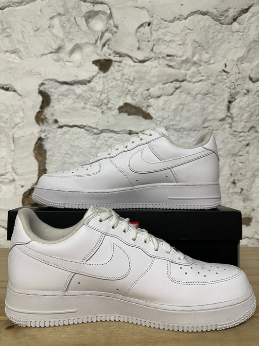 Nike Air Force 1 Low Supreme White Sz 11