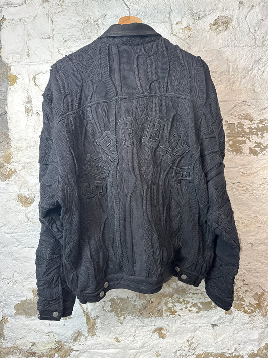 Supreme Coogi Trucker Jacket Black Sz XL