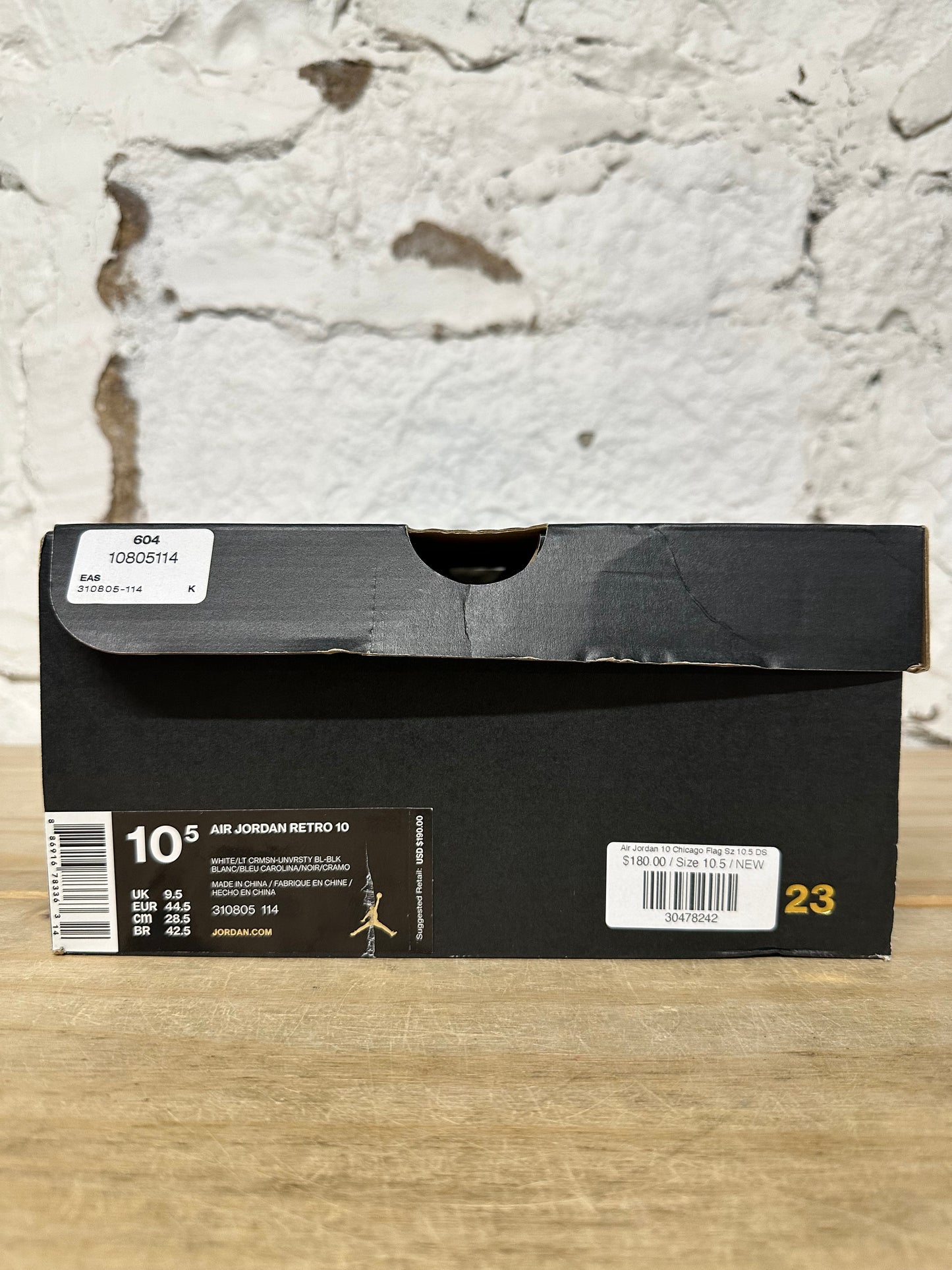 Air Jordan 10 Chicago Flag Sz 10.5 DS