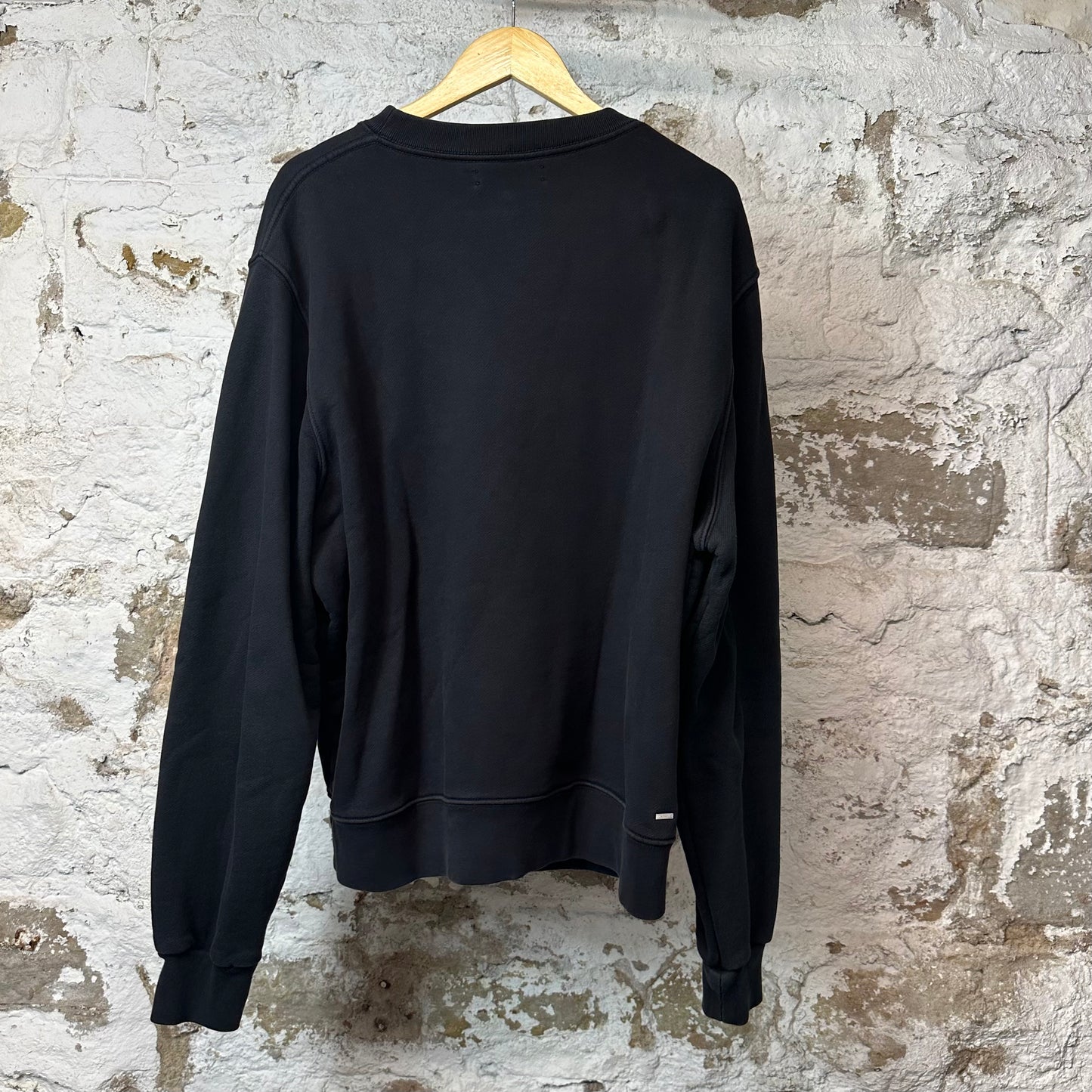 Amiri Eagle Spellout Crewneck Black Sz XL