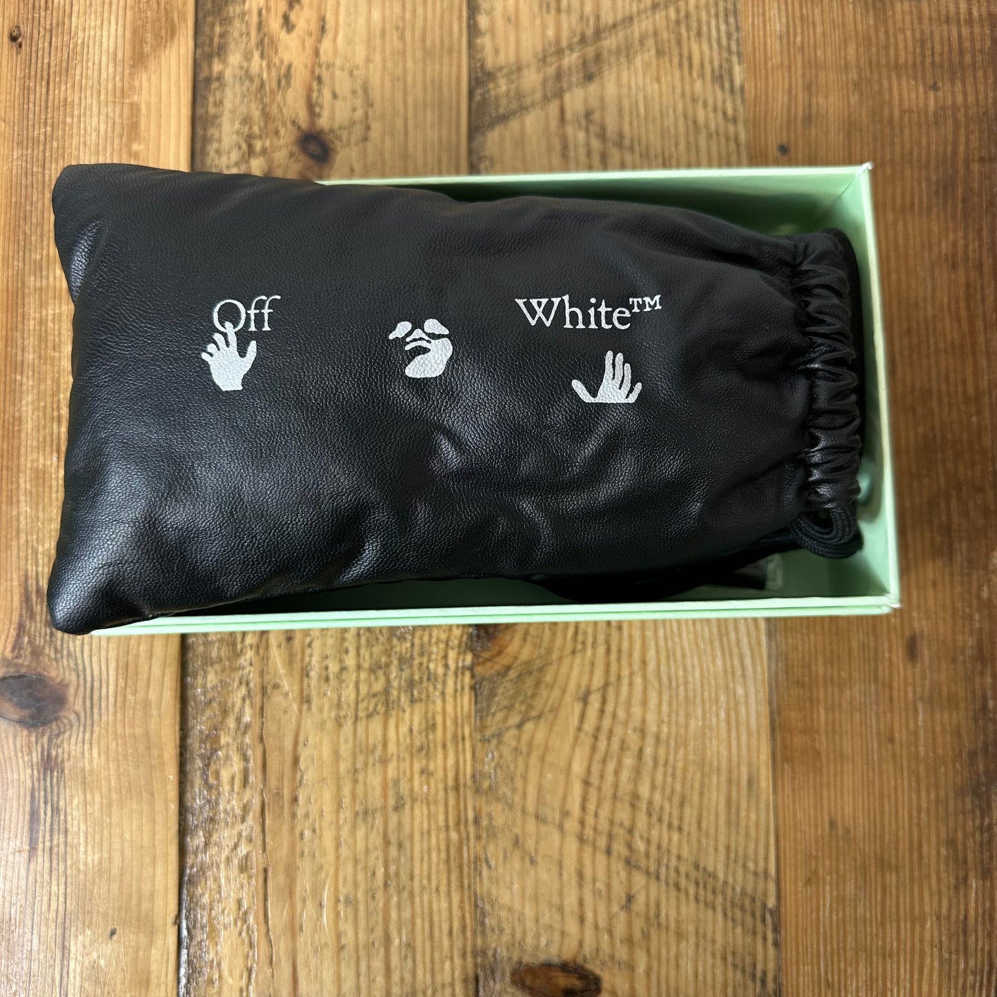 Off-White Artemisia Black Yellow Sunglasses W/ Box