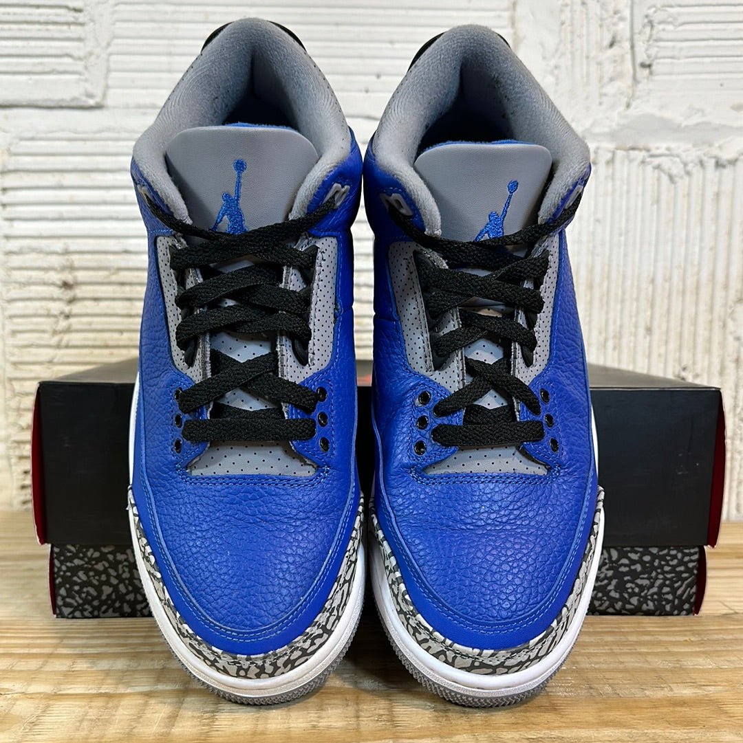Air Jordan 3 Varsity Royal Cement Sz 8