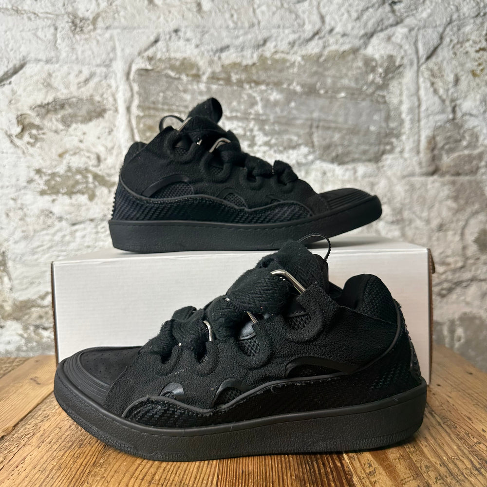 Lanvin Curb Triple Black Sneaker Sz 8 (41)