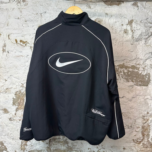Supreme Nike Track Jacket Black Sz L