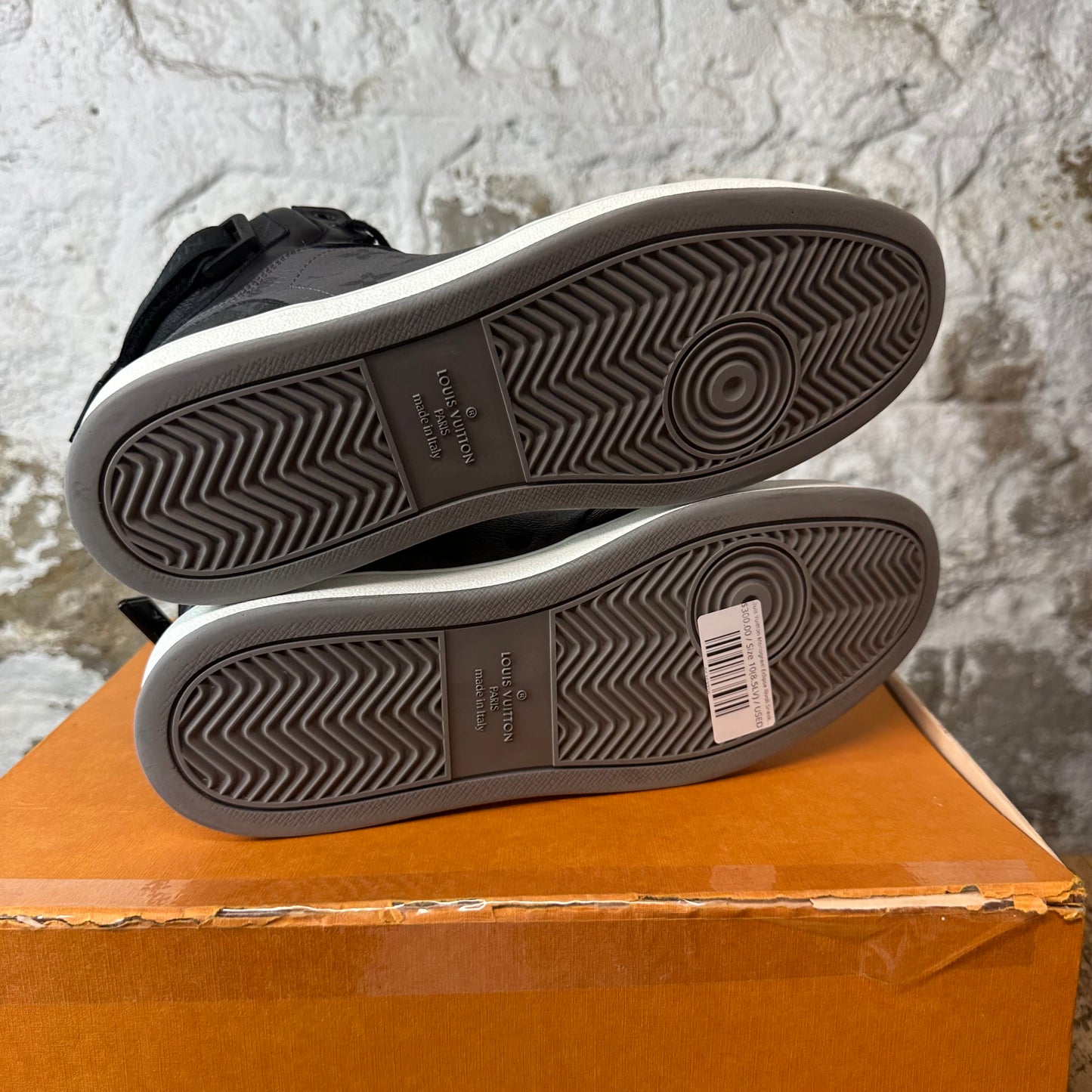 Louis Vuitton Monogram Eclipse Rivoli Sneaker Sz 10 (8.5LV)