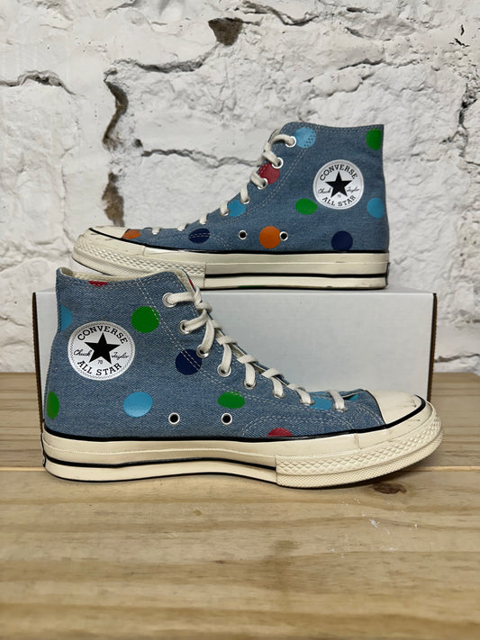 Converse Chuck Taylor All Star 70 Hi Golf Wang Polka Dots Sz 9.5