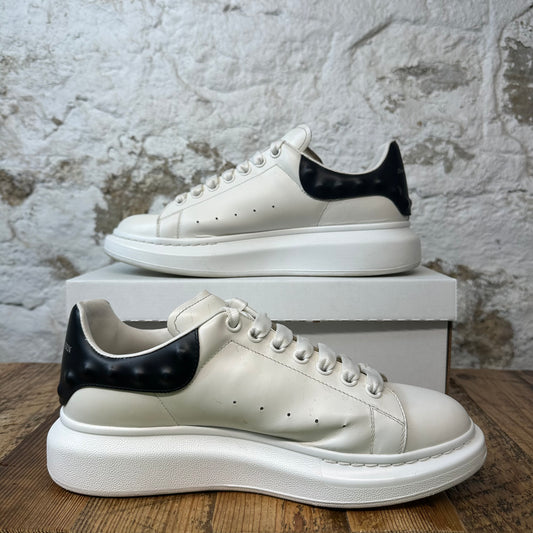 Alexander Mcqueen Black Stud Tab White Sneaker Sz 10 (43) No Box