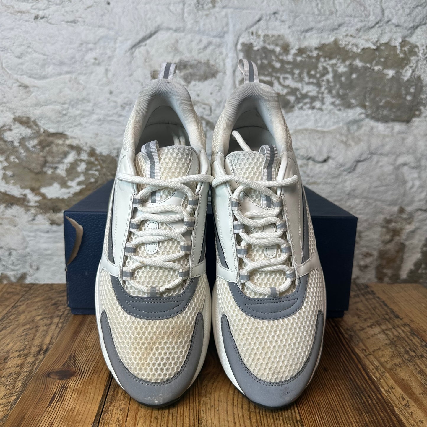 Dior B22 White Grey 3M Sneaker Sz 13 (46)