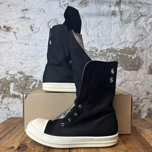 Rick Owens Boot Black Milk Sneaker Sz 11 (44)