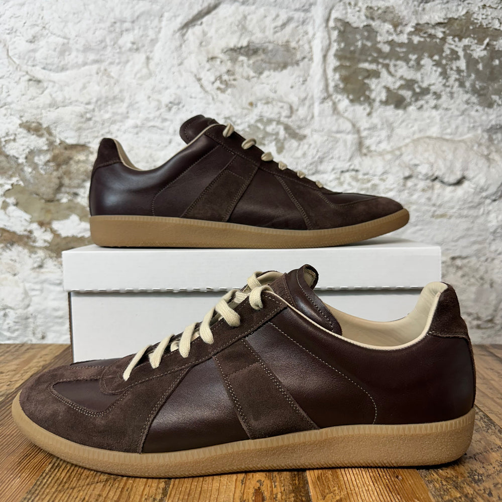 Maison Margiela Replica Brown Leather Suede Sz 15 (48) No Box
