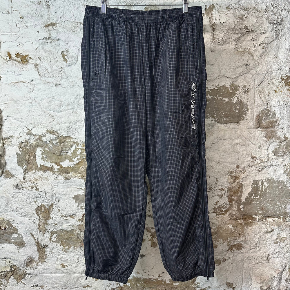 Supreme Ripstop Warm Up Grid Pants Black Sz L DS