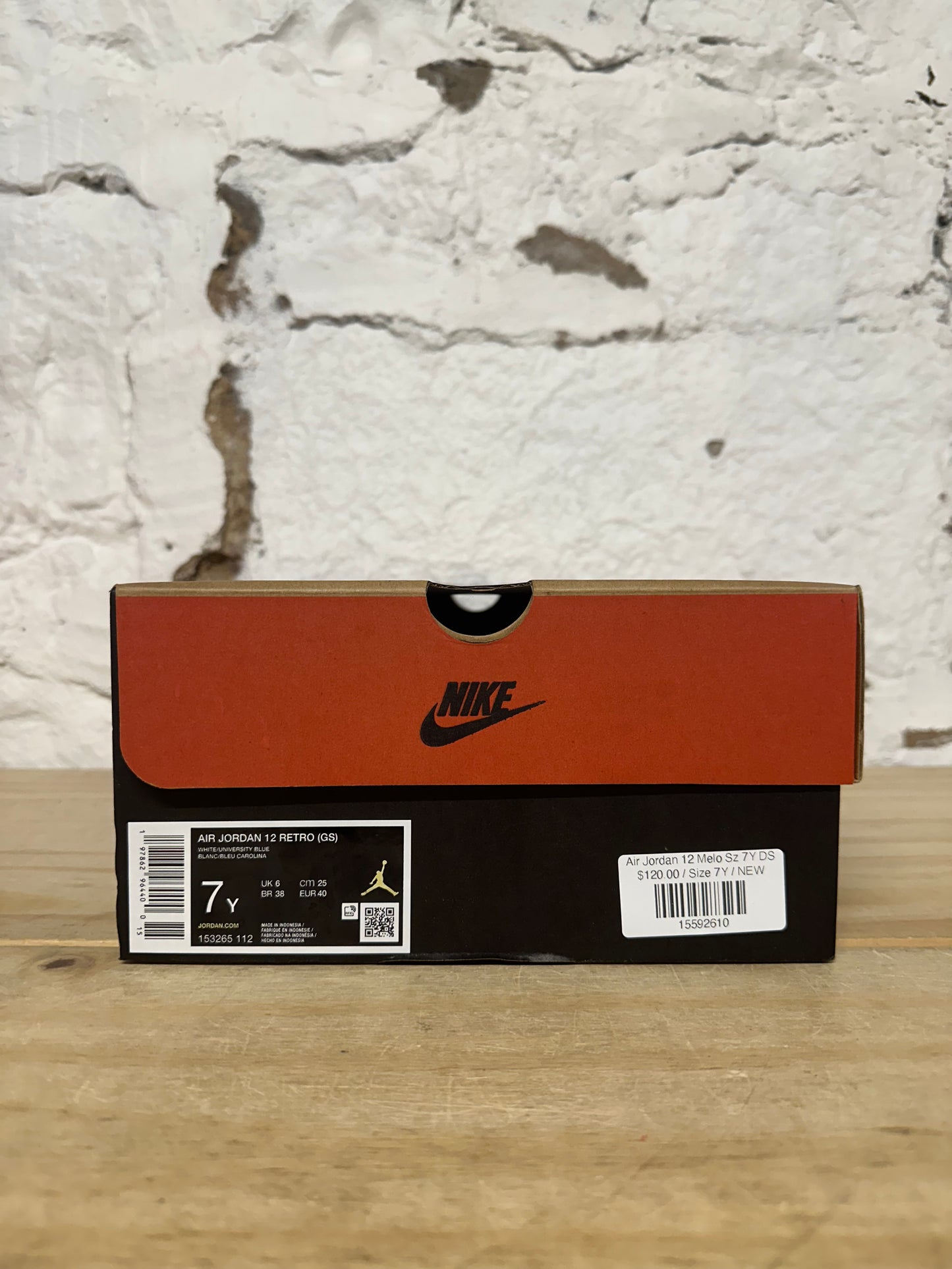 Air Jordan 12 Melo Sz 7Y DS