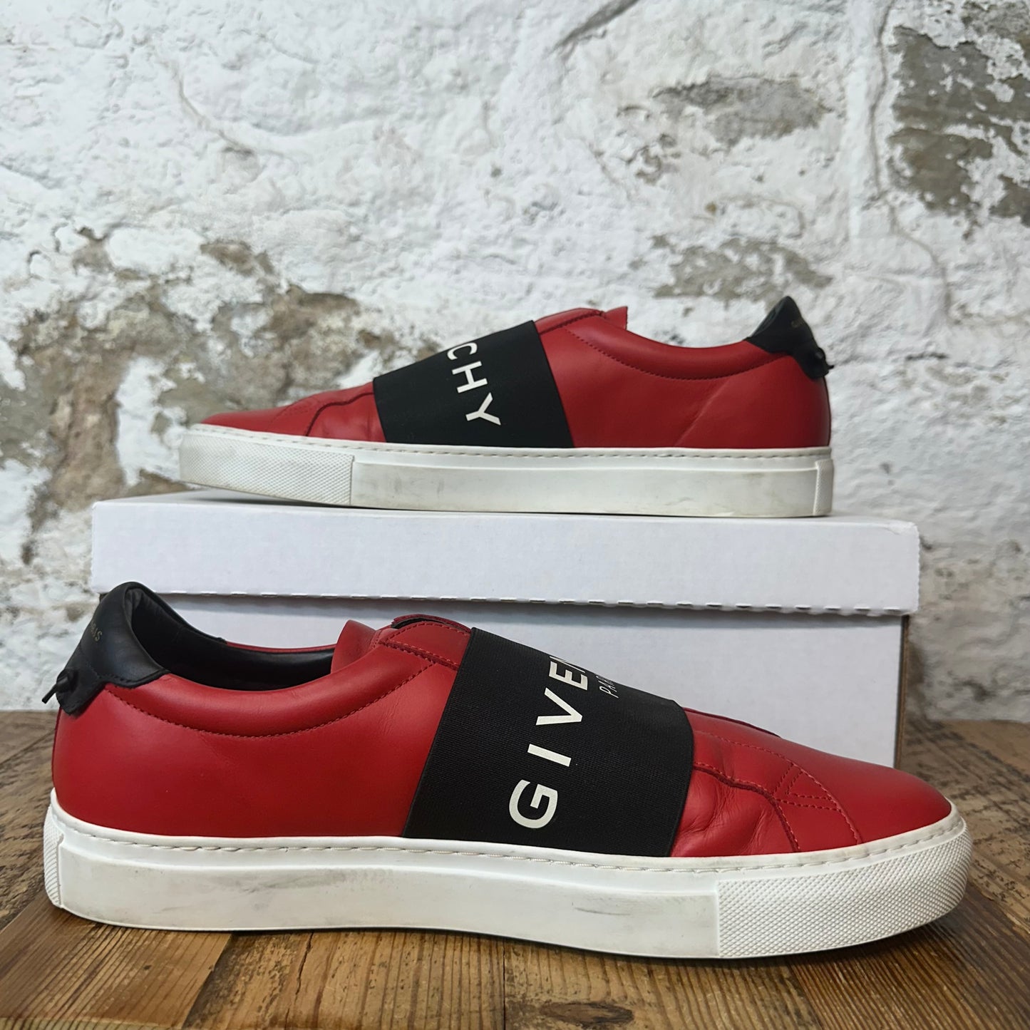 Givenchy Black Strap Red Sneaker Sz 11 (44)