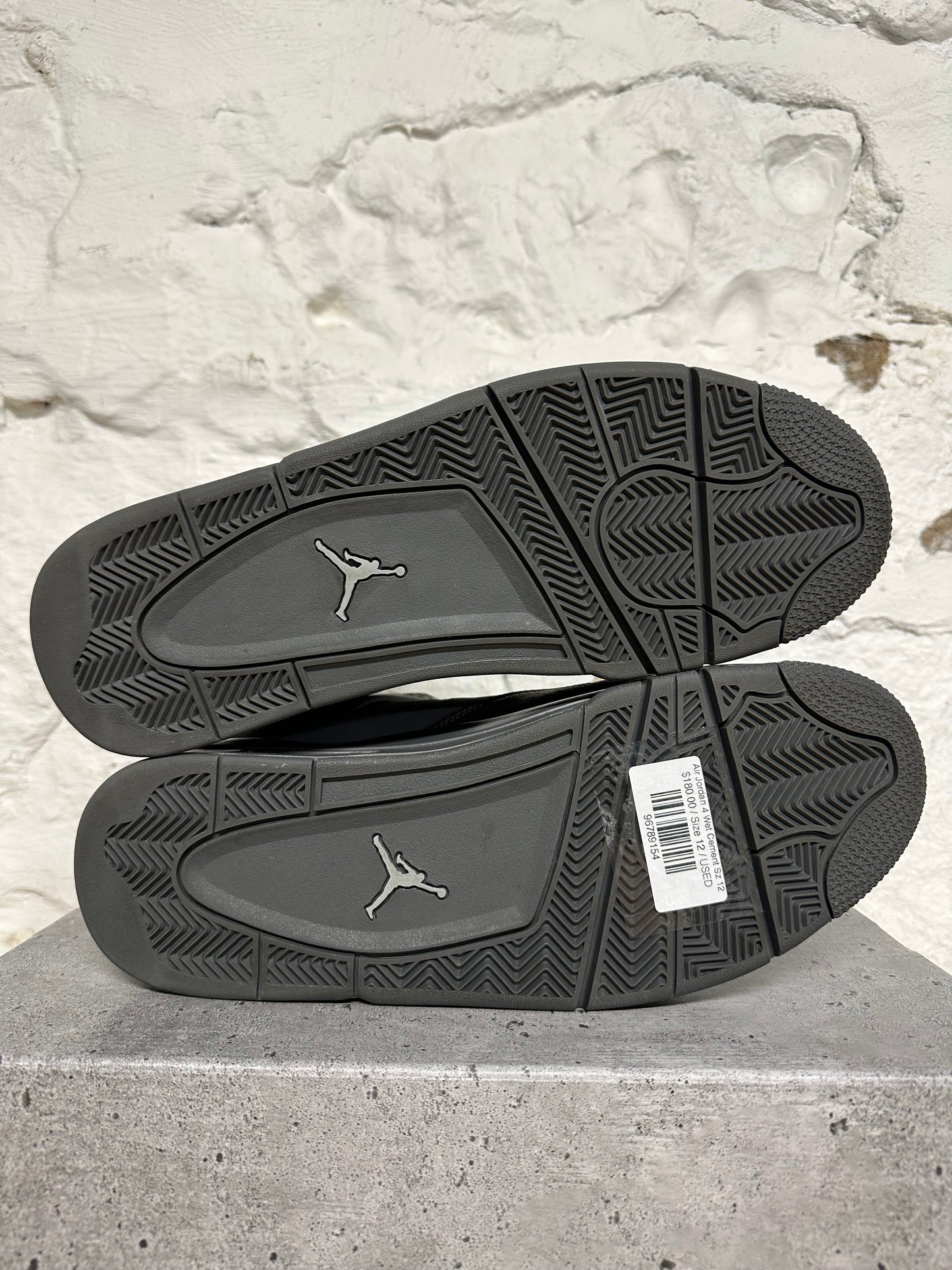 Air Jordan 4 Wet Cement Sz 12