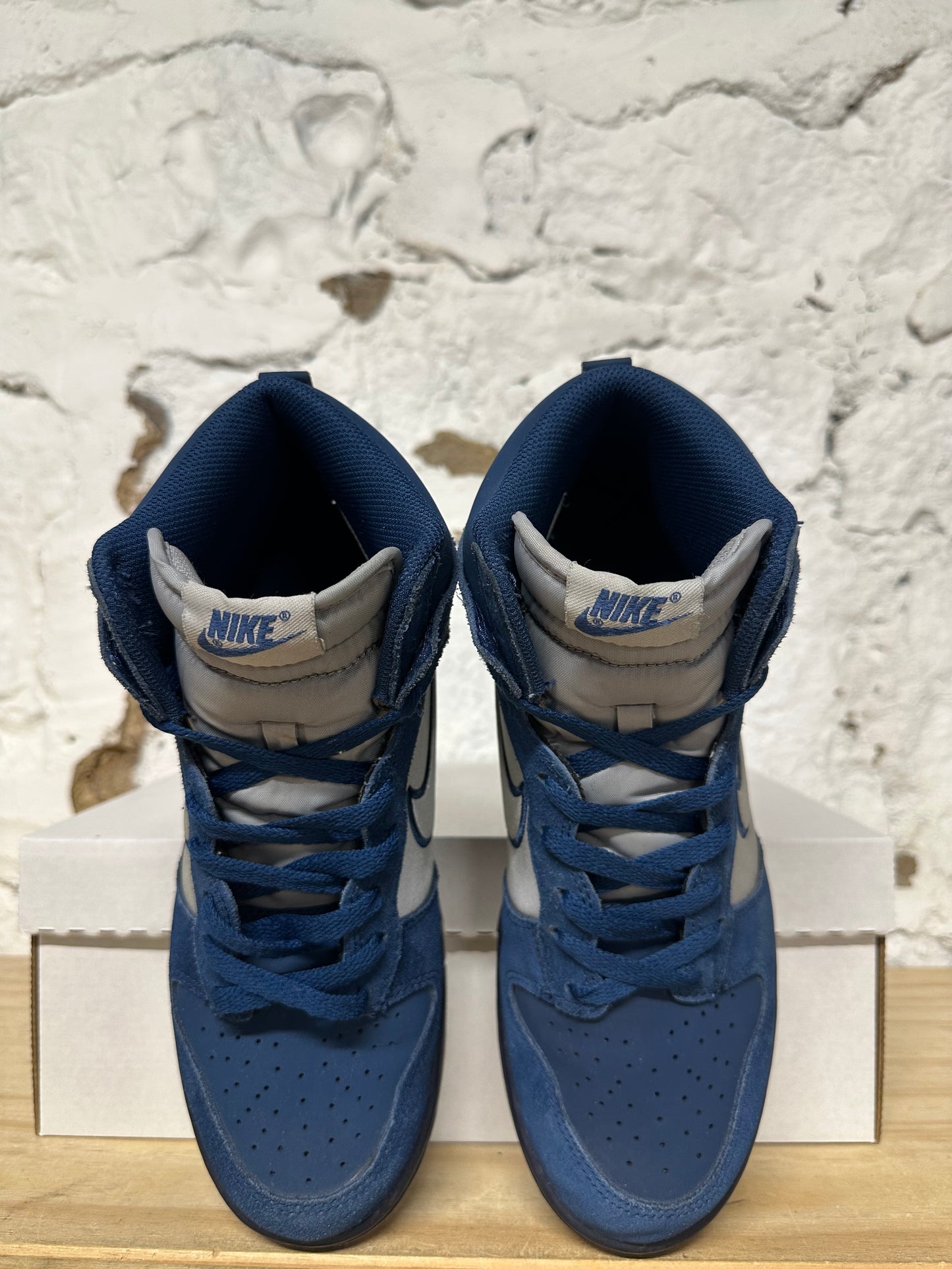 Nike Dunk High Brave Blue Reflective Sz 8.5