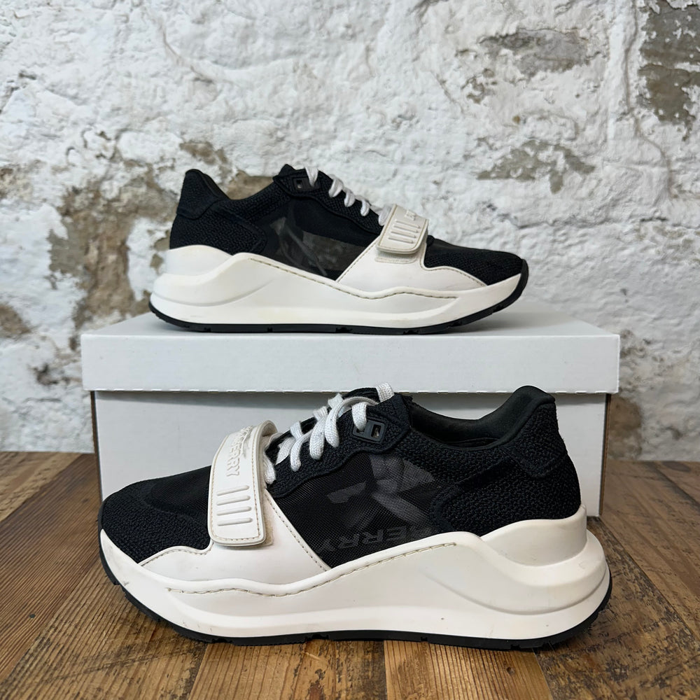 Burberry Ramsey Black White Sneaker Sz 6 (38.5) No Box