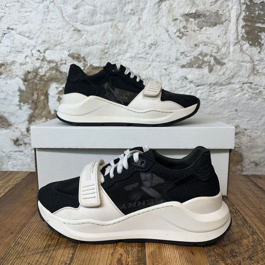 Burberry Ramsey Black White Sneaker Sz 6 (38.5) No Box