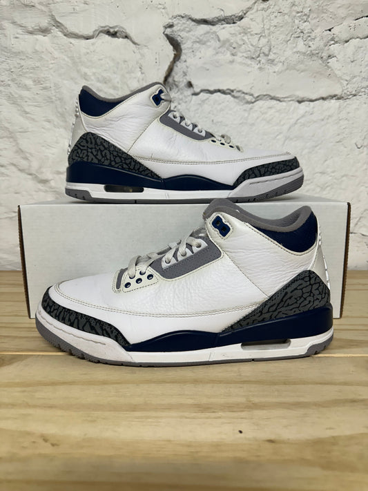 Air Jordan 3 Midnight Navy Sz 8