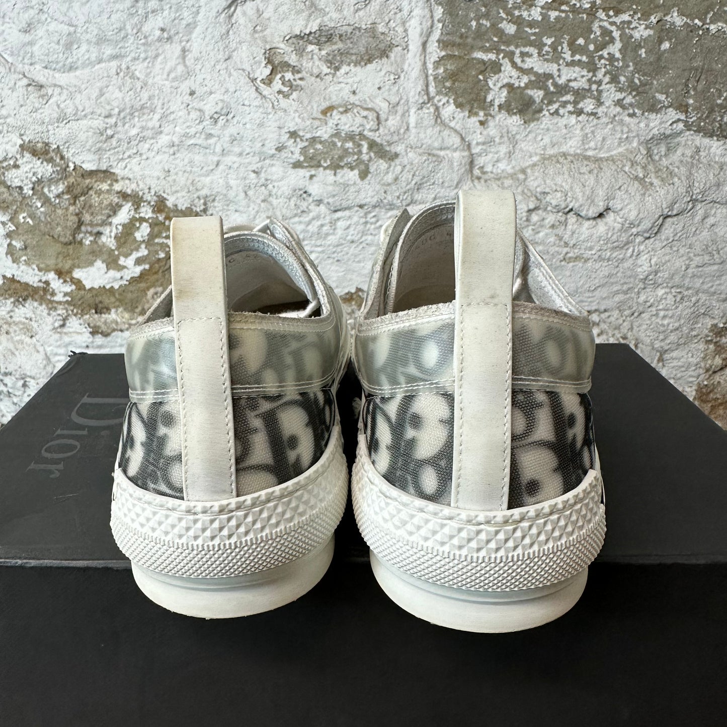 DIor B23 Grey Oblique White Sneaker Sz 9 (42)
