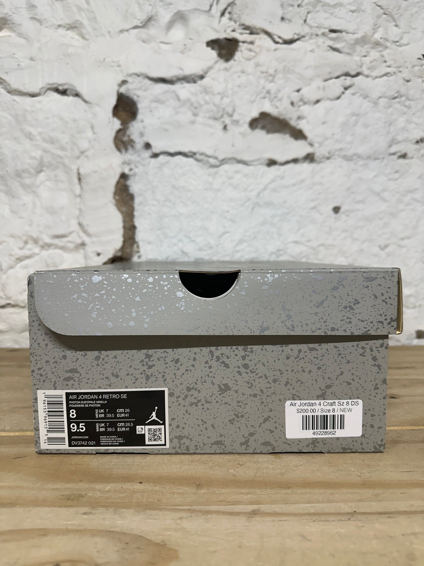 Air Jordan 4 Craft Sz 8 DS