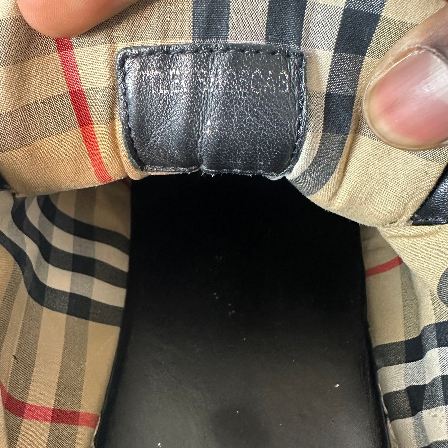 Burberry Arthur Brown Plaid Sneaker Sz 15 (48) No Box