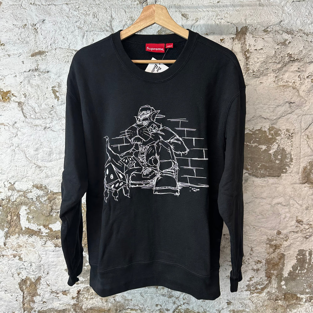 Supreme Dice Black Crewnweck Sz M