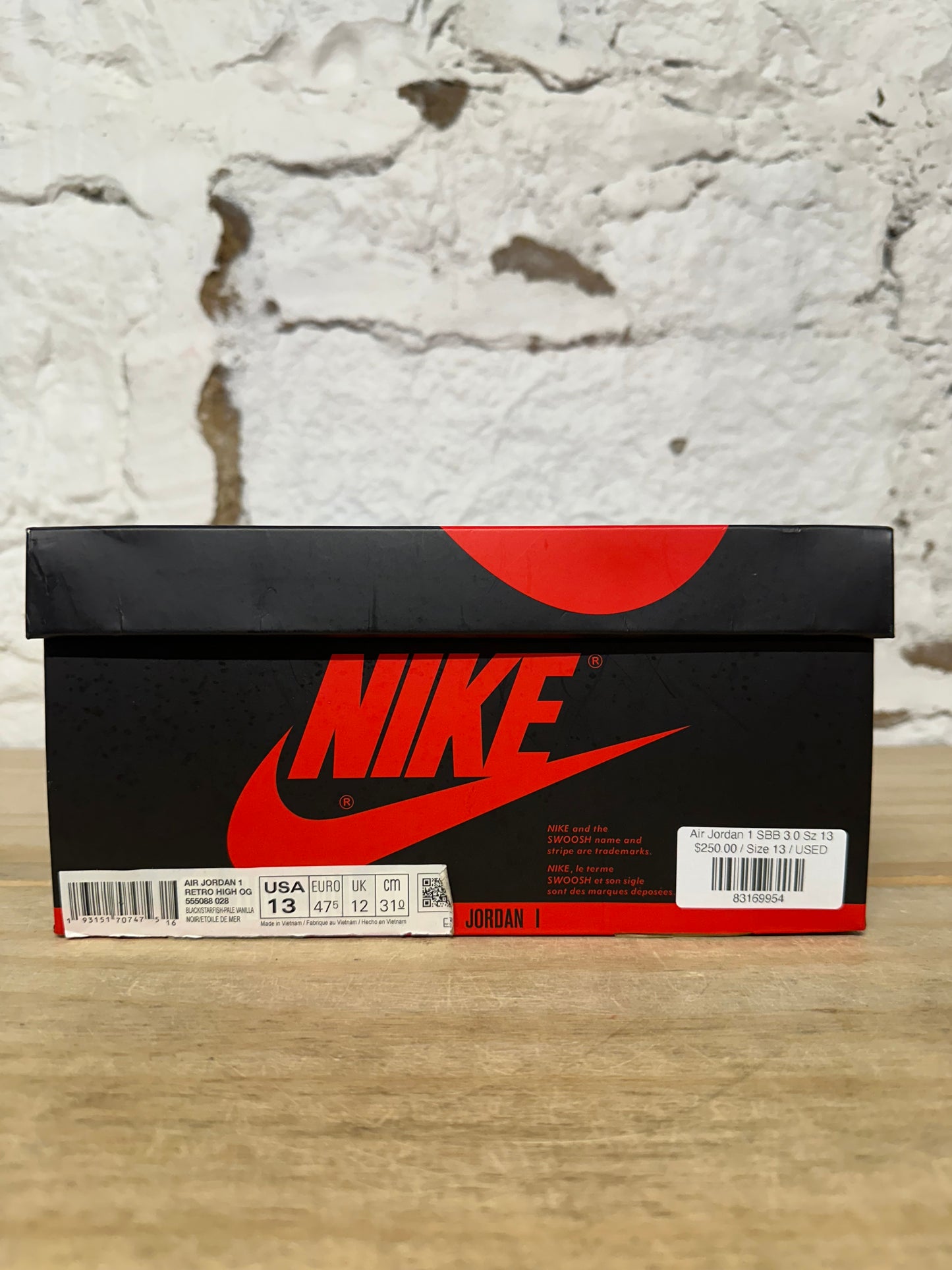 Air Jordan 1 High Shattered Backboard 3.0 Sz 13