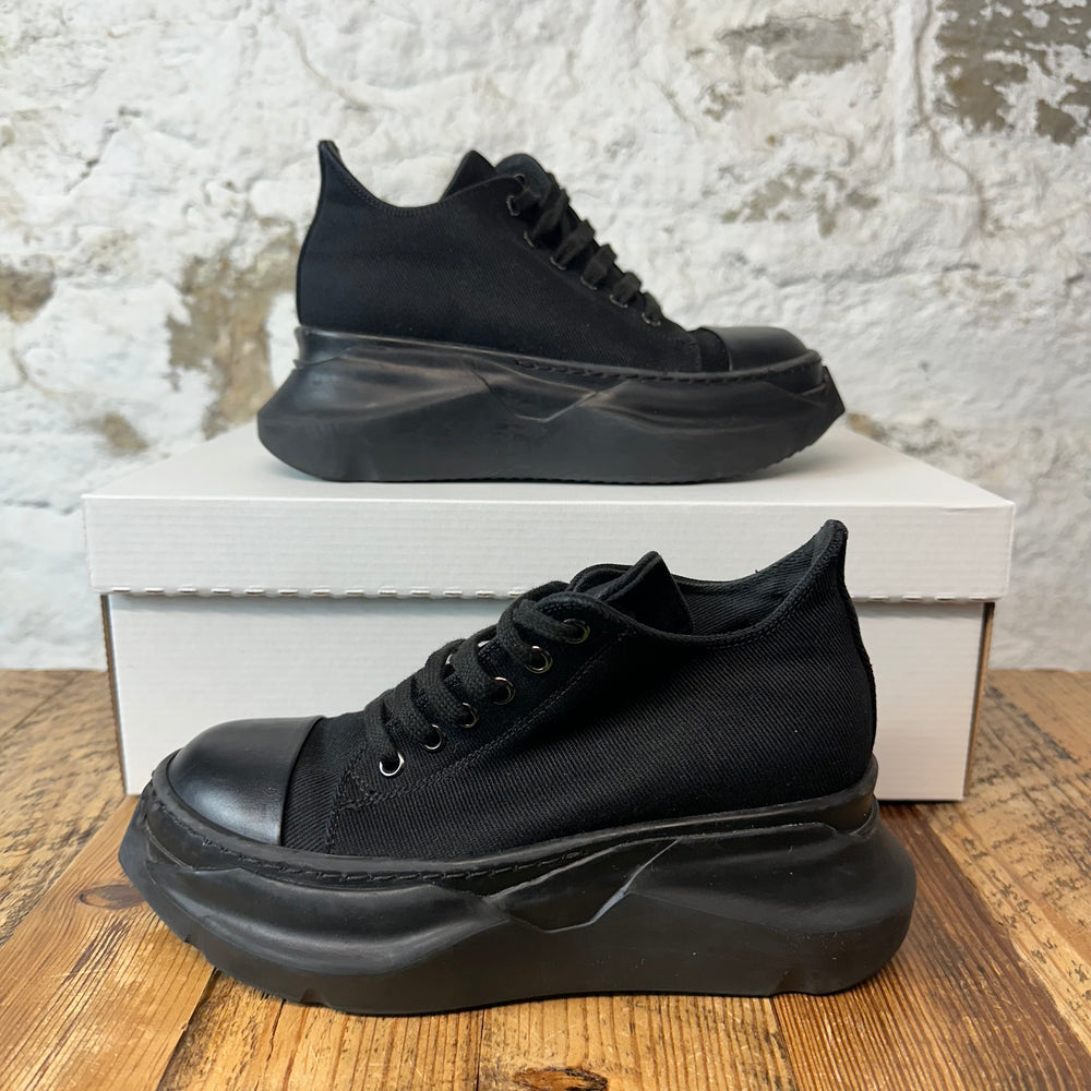 Rick Owens Black Abstract Low Sz 4 (35) No Box